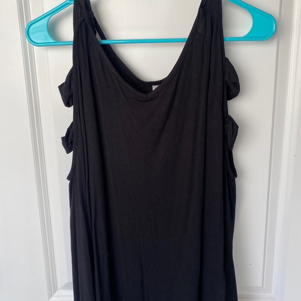 Black Long Sleeve with Arm Cut Outs